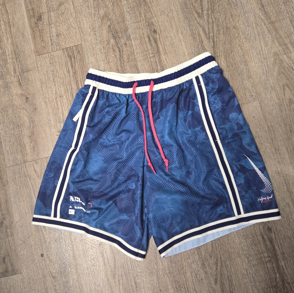 Nike Dri-Fit DNA Printed Basketball Shorts Mens Size DV0015-492 NavyBlue New